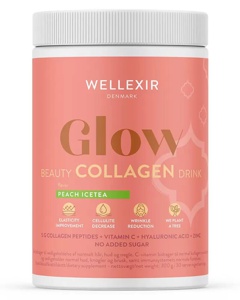 Wellexir Glow Beauty Drink Peach Ice Tea produktbillede