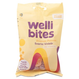 Wellibites Ananas-Passion & Solbær 70 g produktbillede