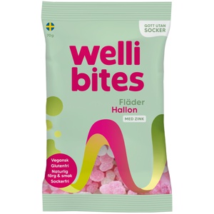 Wellibites Hyllebær & Bringebær 70 g produktbilde