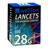 Wellion Lancets 28G lancetter 0,37 mm 100 st produkt bild