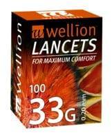 Wellion 33G Lansetter 0,20 mm 100 st produkt bild