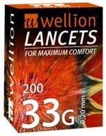 Wellion Lancets 33G lancetter 0,20 mm 200 st produkt bild