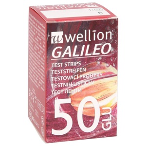 WELLION GALILEO Blutzuckerteststreifen 50 St Teststreifen Produktbild
