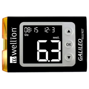 Wellion Galileo glukos/keton mätare Svart produkt bild