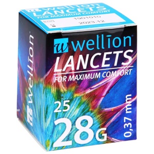 Wellion Lanzetten 28 G 0,37 mm Produktbild
