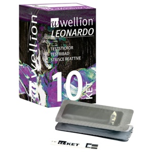 Wellion Leonardo Ketonteststickor 10 st produkt bild