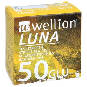 WELLION-LUNA-Blutzuckerteststreifen Produktbild