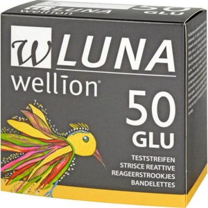 Wellion Luna Blutzuckerteststreifen, 50 St Teststreifen Produktbild