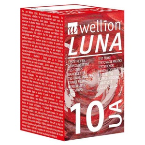 WELLION LUNA Harnsäureteststreifen Produktbild