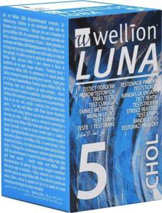 Wellion LUNA Teststickor CHOL 5 st produkt bild