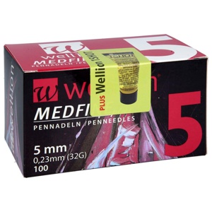 WELLION MEDFINE plus Pen-Nadeln 5 mm 32 G Produktbild