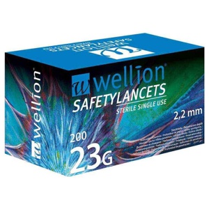 Wellion® Safetylancets 23G, 200 St Lanzetten Produktbild