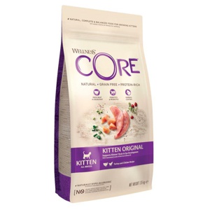Wellness Core Kitten Truthahn & Lachs Produktbild