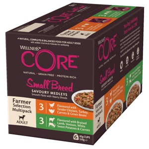 Wellness Core Small Adult Savoury Medleys Farmer Selection Wet Dog Food product image