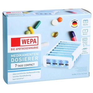 WEPA 7 Tage Compact Wochenmagazin weiß/blau Produktbild