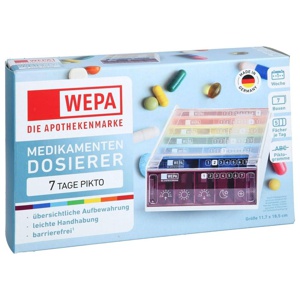 WEPA 7 Tage Wochenmagazin Piktogramme Regenbogen Produktbild