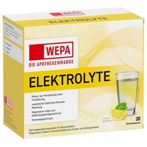 Wepa Elektrolyte Pulver Zitrone Produktbild