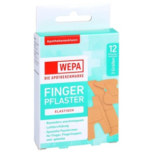 WEPA FINGERPFLASTER ELASTISCH 3 Größen 12 St Pflaster Produktbild