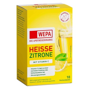 WEPA HEISSE ZITRONE 10X10 g Pulver Produktbild