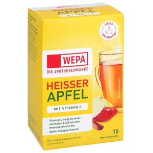 WEPA HEISSER APFEL 10X10 g Pulver Produktbild