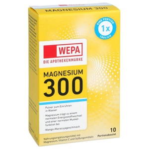 Wepa Magnesium 300 + Vitamin C Pulver Produktbild