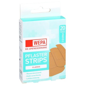 WEPA PFLASTER STRIPS CLASSIC 20 St Pflaster Produktbild