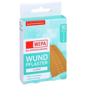 WEPA WUNDPFLSTER CLASSIC 10x6cm 1 St Pflaster Produktbild