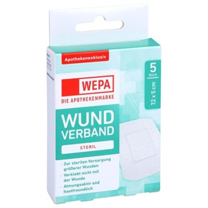 WEPA WUNDVERBAND STERIL 5 St Pflaster Produktbild