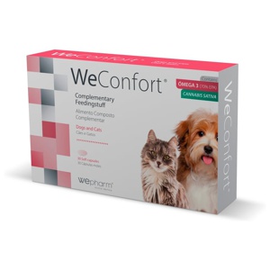 Wepharm WeConfort för hund och katt 30 kapslar produkt bild