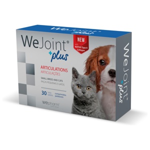 WeJoint Plus Small Breed and Cats 30 tuggtabletter produkt bild