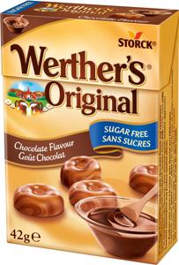 Werther's Original SugarFree Chocolate 42g produkt bild