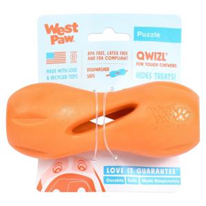 West Paw Qwizl Orange 1-pack (14 cm) produkt bild