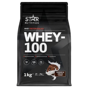 Whey-100 Vassleprotein 1 kg produkt bild