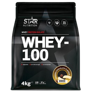 Whey-100 Vassleprotein 4 kg produkt bild