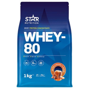Whey-80 Vassleprotein 1 kg produkt bild