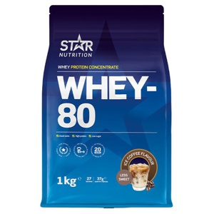 Whey-80 Vassleprotein 1 kg produkt bild