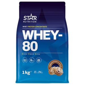 Whey-80 Vassleprotein 1 kg produkt bild