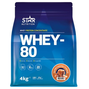 Whey-80 Vassleprotein 4 kg produkt bild