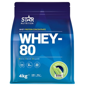 Whey-80 Vassleprotein 4 kg produkt bild