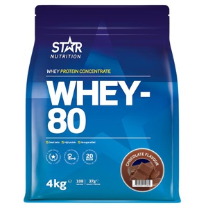 Whey-80 Vassleprotein 4 kg produkt bild