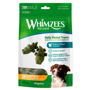 Whimzees Alligator M, 360 g - 12 stk. produktbillede