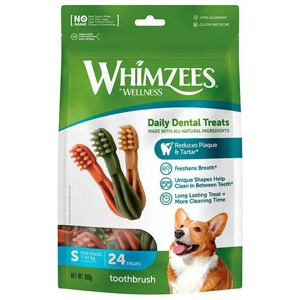 Whimzees Toothbrush Star M, 12 stk, 360 g produktbillede