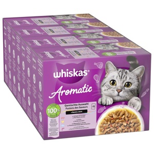 Whiskas 1+ Aromatic Selection 48 x 85 g Produktbild