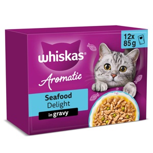 Whiskas 1+ Aromatic Selection Seafood Delight in Gravy product image