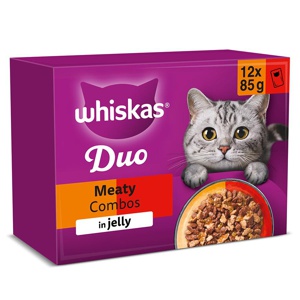Whiskas 1+ Duo Meaty Combos in Jelly product image