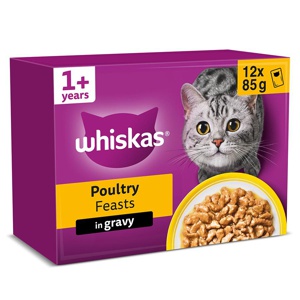 Whiskas 1+ Poultry Feasts in Gravy product image