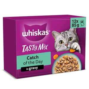 Whiskas 1+ Tasty Mix Catch of the Day in Gravy product image