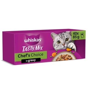 Whiskas 1+ Tasty Mix Chef's Choice in Gravy product image