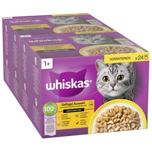 Whiskas MP 1+ Geflügel in Sauce 24x85 g Produktbild