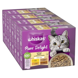Multipack Whiskas Pure Delight Portionsbeutel 48 x 85 g Produktbild